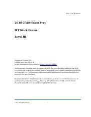 cfa exam 2018|2018 CFA® Exam Prep IFT Study Notes .